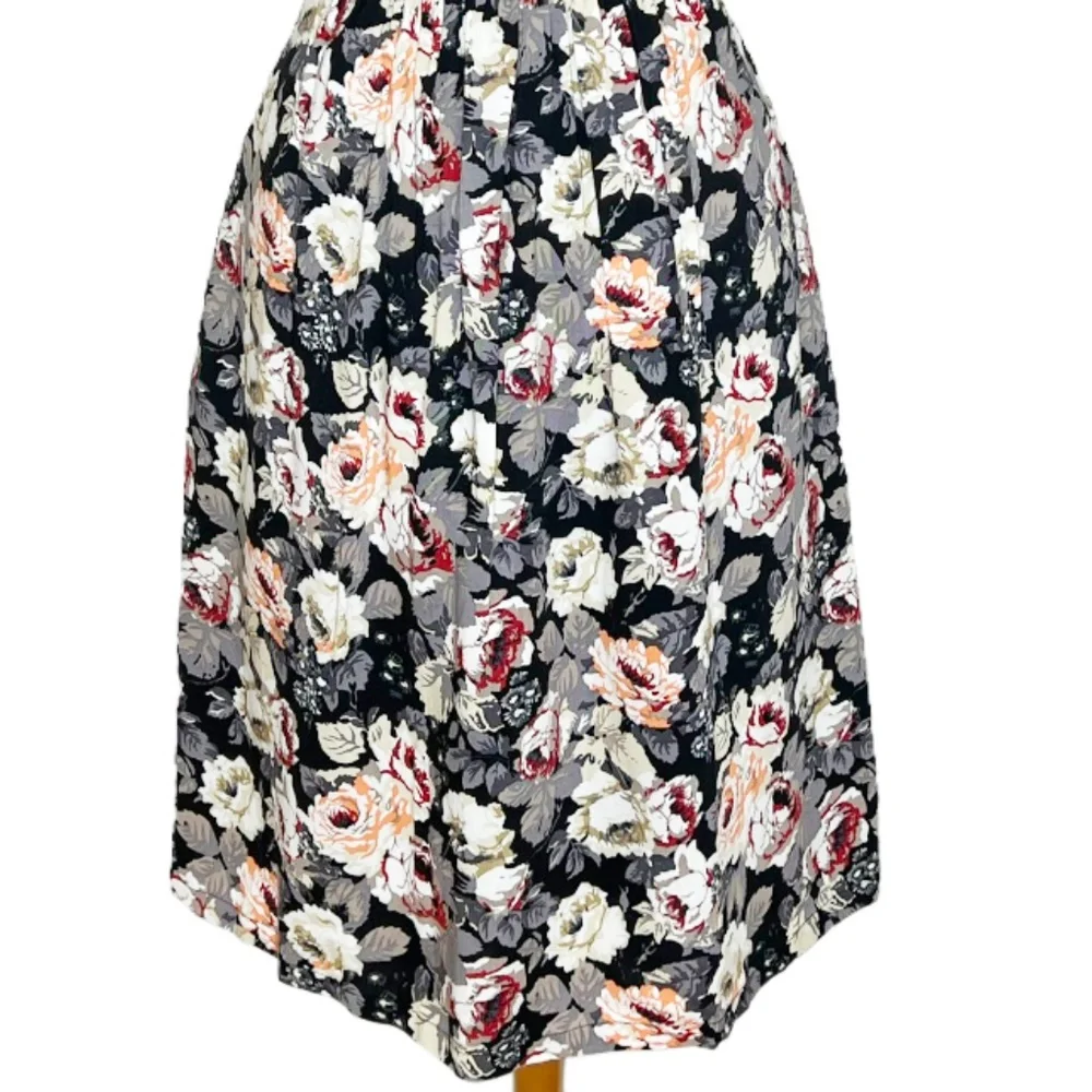 Modcloth Frock Shop Floral Roses Dress Large - Picture 9 of 10